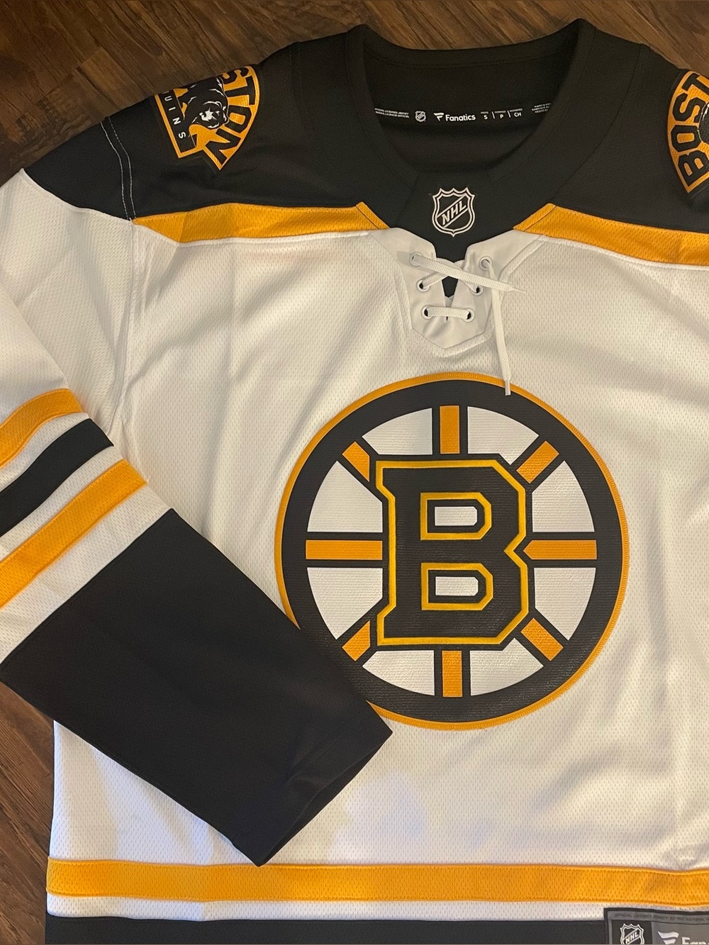 Fanatics Boston Bruins NHL Jersey Men’s Small Blank